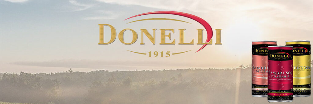 Donelli wine in cans